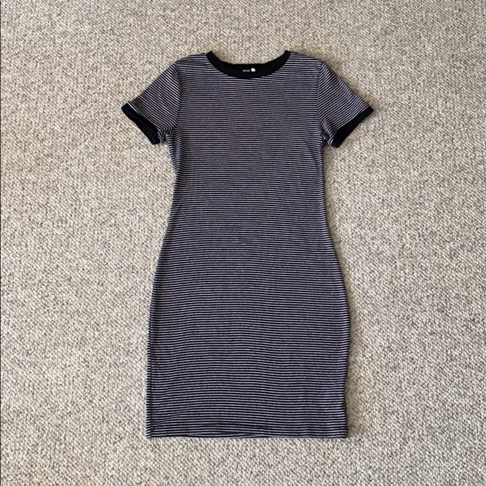 BDG Striped Bodycon Ringer Tee Dress